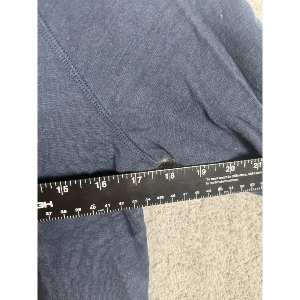 Patagonia Women's XS Necessity Terry Hooded Pullover Blue Organic Cotton Tencell - Picture 5 of 7